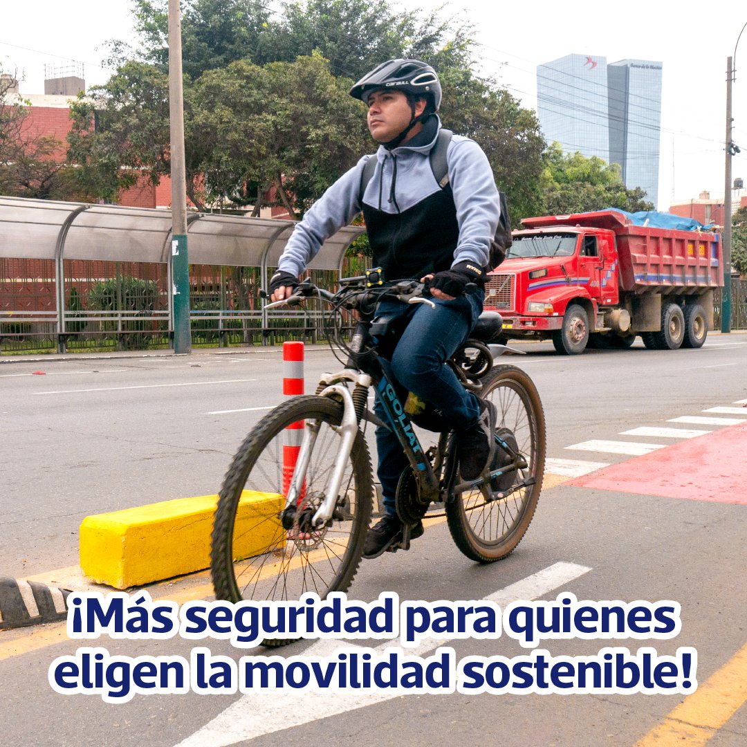 🚴‍♀ ¡Buenas noticias!

La ciclovía de la Av. Canadá ya tiene todos sus elementos de seguridad instalados 💪: bordillos, topellantas, bolardos y tachones.

📏 Son 4.3 km (cuadras 1 a 40) con infraestructura moderna para una movilidad más segura y sostenible. 💚🌿