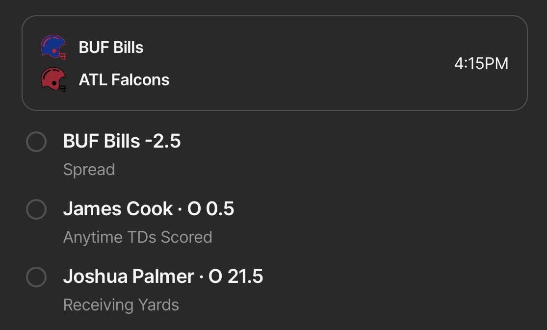 DonChno's tweet photo. #NFL SGP BUF vs ATL 🏈 (+420)

20% Profit Boost on @Novig 

🔗 https://t.co/vIak63fauf

Like if tailing ✅ https://t.co/PGsXoamp5u
