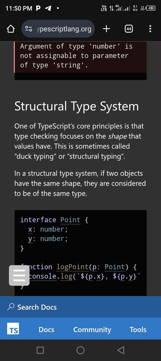 chima_ben_dev's tweet image. Goodnight Dev ended the day with picking up some concepts in typescript 
#CodingJourney  #CodingLife