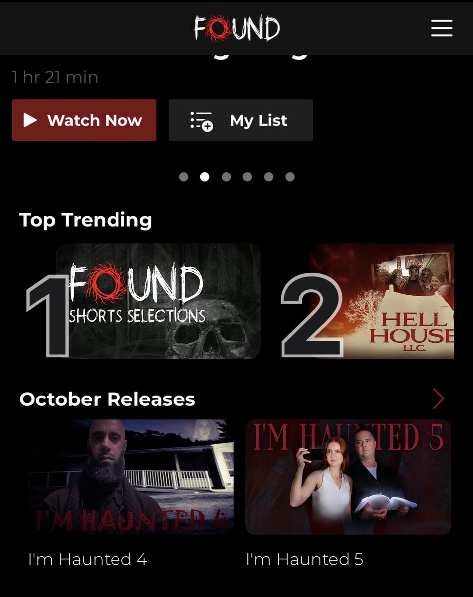 Finally a day off where I can just relax and watch I’m Haunted 4 &amp; 5! #ImHaunted