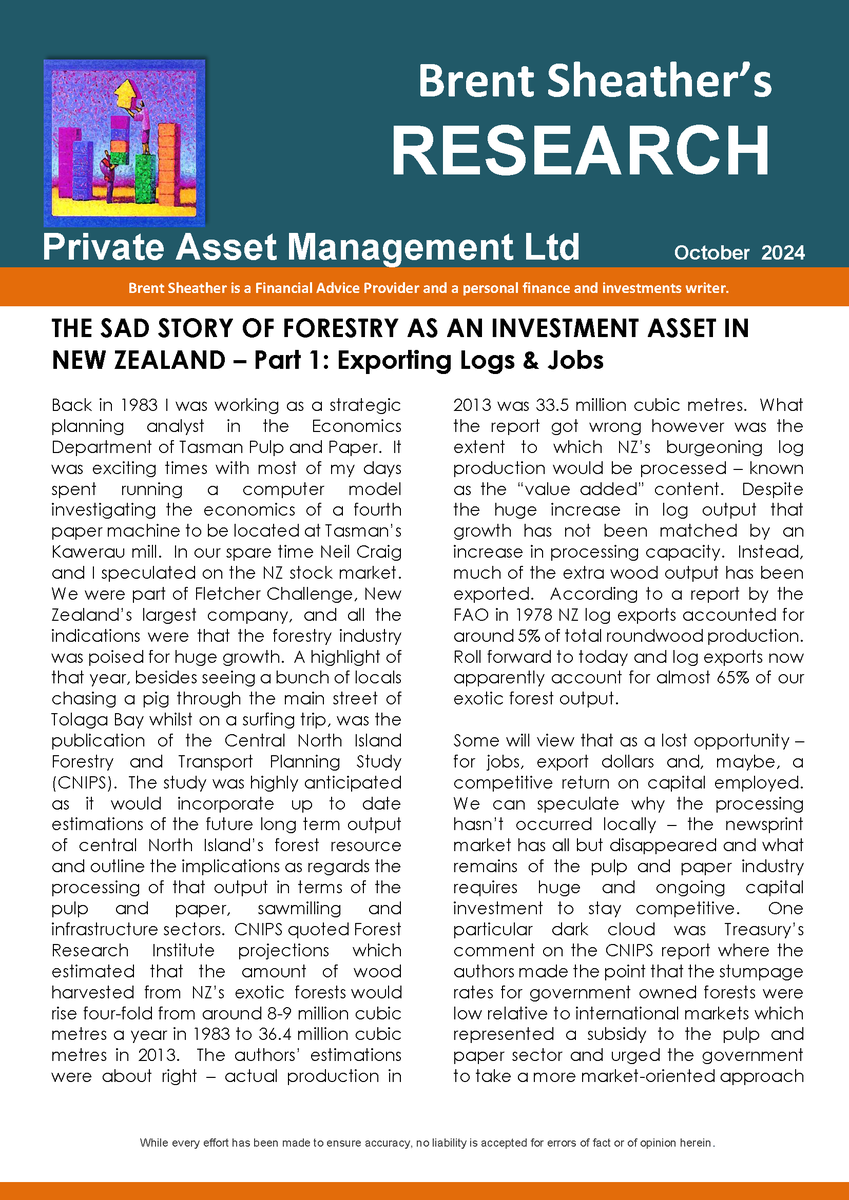 brentsheather's tweet photo. Below is my latest research: "The Sad Story Of Forestry As An Investment Asset In New Zealand - Part 1 ", which also appeared in the NBR https://t.co/nXbV2BoPs2