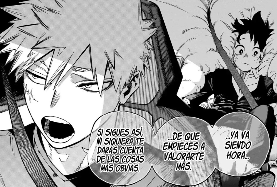 Nunca pensé que Bakugo le iba a soltar alto facto al Izuku 🥀