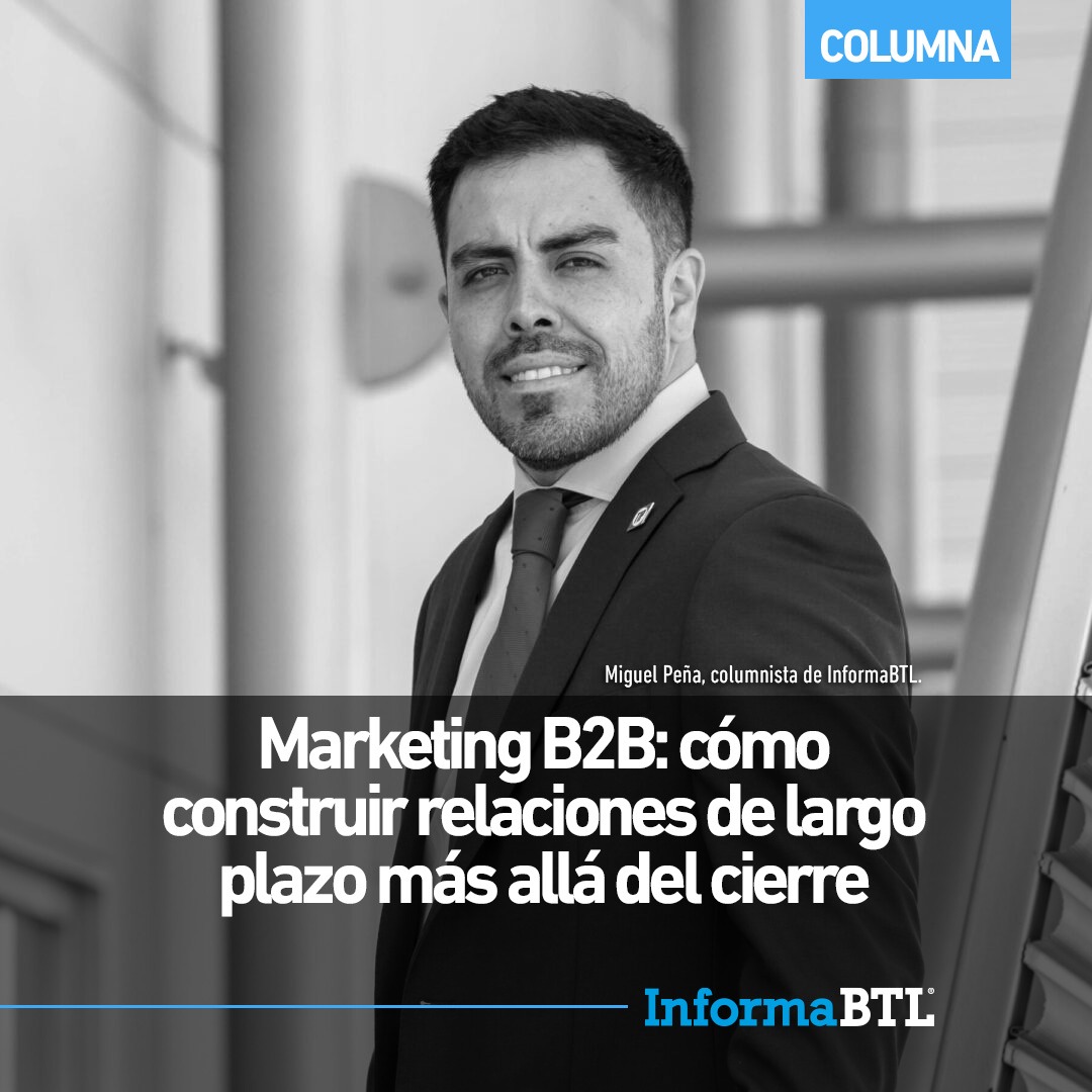 Miguel Peña, Director de Marketing y Comunicación #TIPMéxico, escribe esta semana sobre "Marketing B2B: cómo construir relaciones de largo plazo más allá del cierre"

Lee la columna completa 👉👉 zurl.co/xgrBk

#ventas
#marketing
#b2b
#marketingB2B