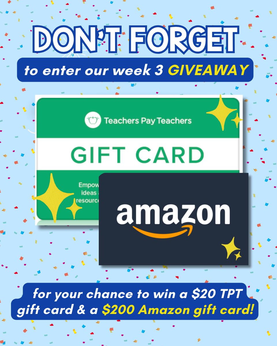 Leave a review of the Equipping ELLs Podcast and send us a DM or email to hello@inspiringyounglearners.com with a screenshot to enter! 💛

⭐️ Weekly winner drawn this Friday
🎁 Grand finale Amazon Gift Card winner announced during our 200th episode!

Ready, set, review!🎙️✨