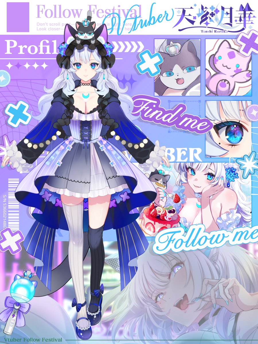 ruruka_104's tweet image. #10月のVTuberフォロー祭り
自由気ままなマイペース元猫
#個人勢VTuber 【天紫 月華】です🤍
💠紫陽花天ぷらにして食べた猫
🤍ゲーム練習中🎮
💠お酒の事ならおまかせあれ
沢山の人に見つけて貰いたいな🐾
👤▶︎RP▶︎🤍巡回します✨️
#おはようVtuber #新人Vtuber️