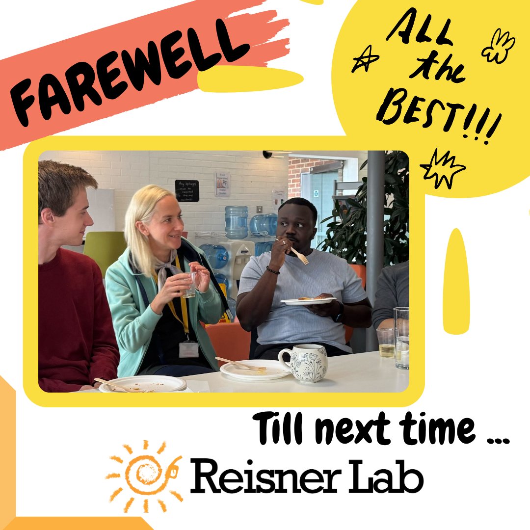ReisnerLab's tweet image. Our favourite #bioengineer Irina is leaving our group for exciting new beginnings 🤗

Irina was awarded an Innovate UK grant for her start-up, Cambridge Molecular Computers Ltd,  bridging #DNA programmability and #bioinformatics 🦠💻

All the best for your new adventure, Irina 💪