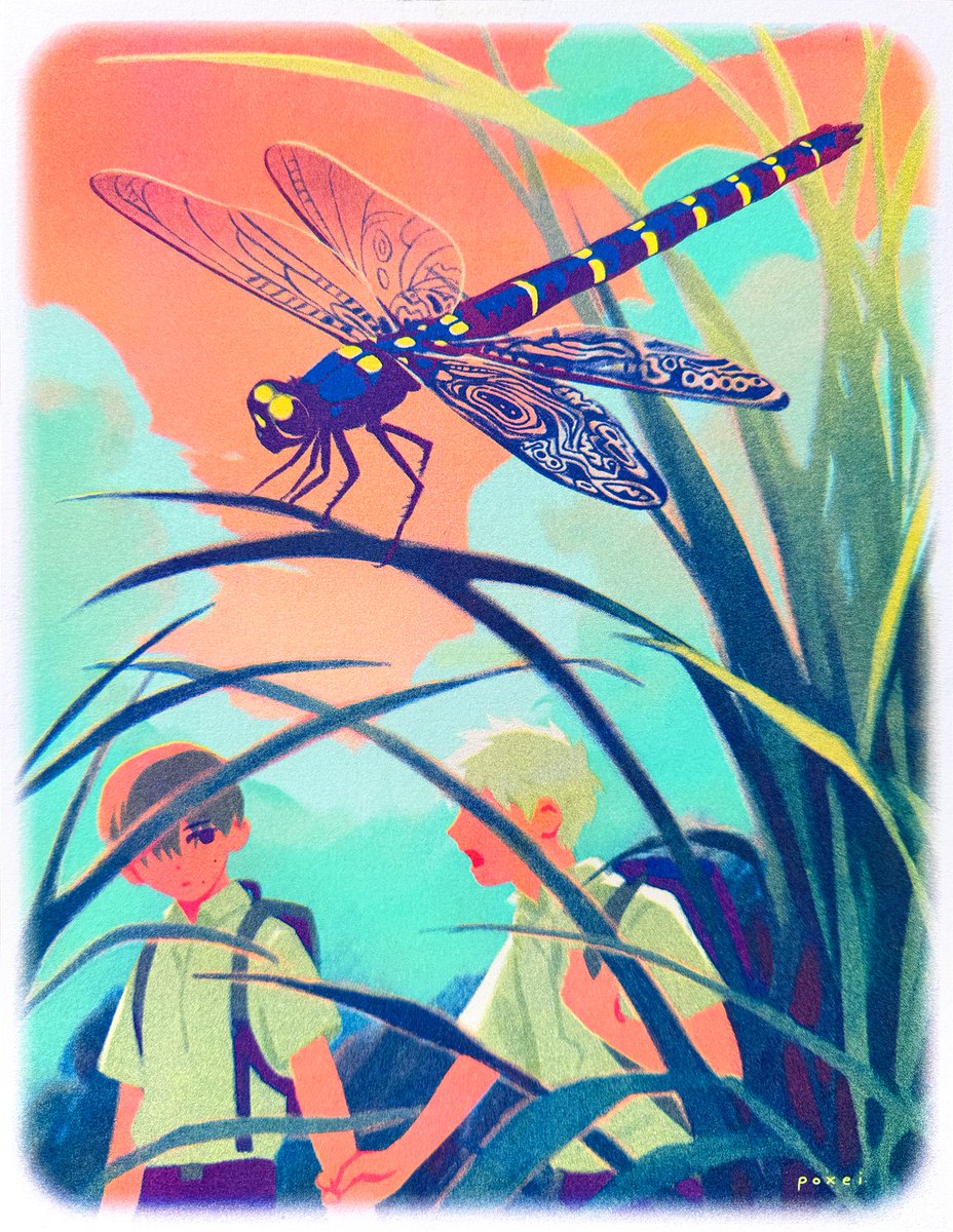 poxeii's tweet image. a bunch of riso prints I made in the past half year ^^