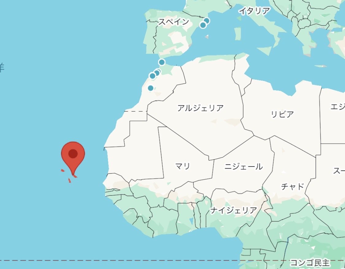 カーボベルデ🇨🇻が強豪カメルーンを抑えてW杯出場決定👏
日本からかけ離れた小さな島国ですが、1960年代には日本のマグロ漁船がカーボベルデ近郊で漁をしていたこともあるらしい…