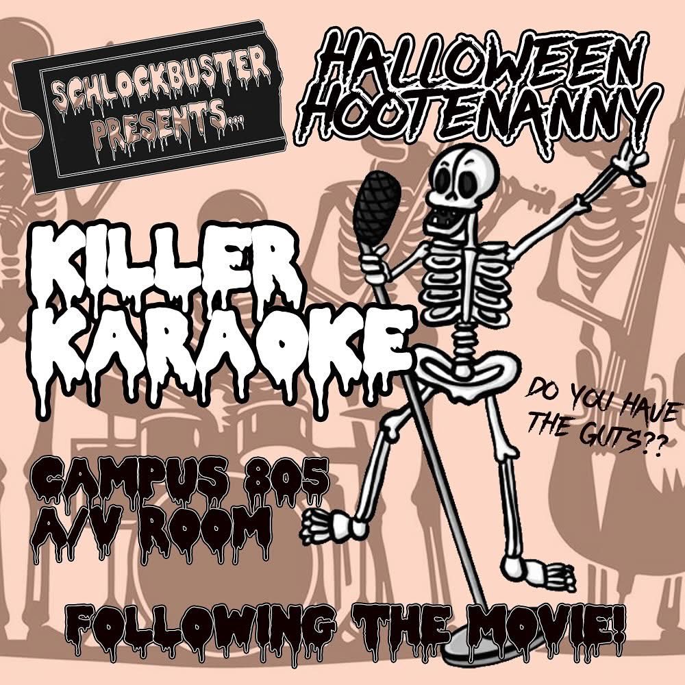 phreakatron's tweet photo. We’re having a Halloween Hootenanny at #SchlockbusterPresents this Friday night featuring the Alabama premiere of new Troma film Curse of the Weredeer!! Come in costume, watch the film with the director, and stick around for karaoke after!
Campus 805, Friday 10/17, 6pm! https://t.co/QyOTncVrwQ