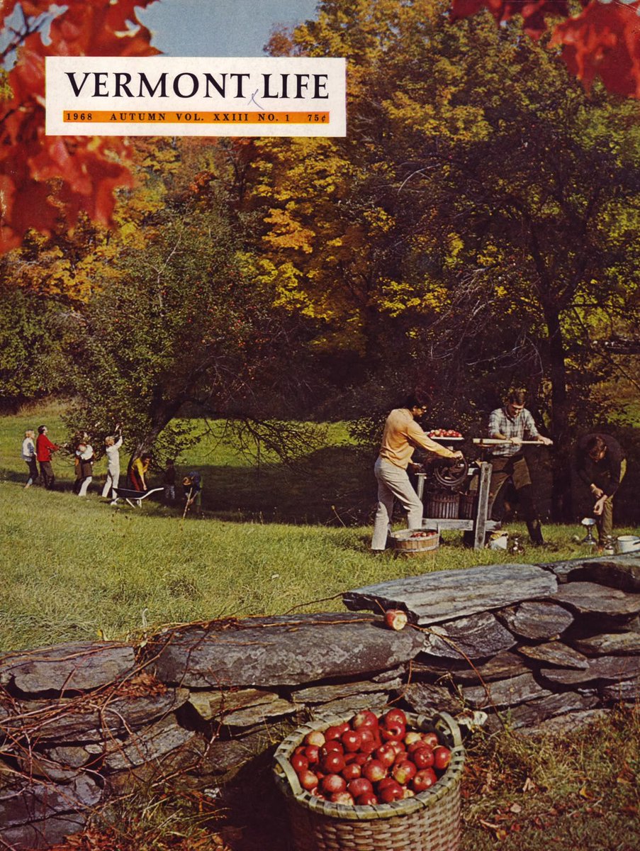 owroot's tweet image. Old Vermont Life covers are an unparalleled vibe