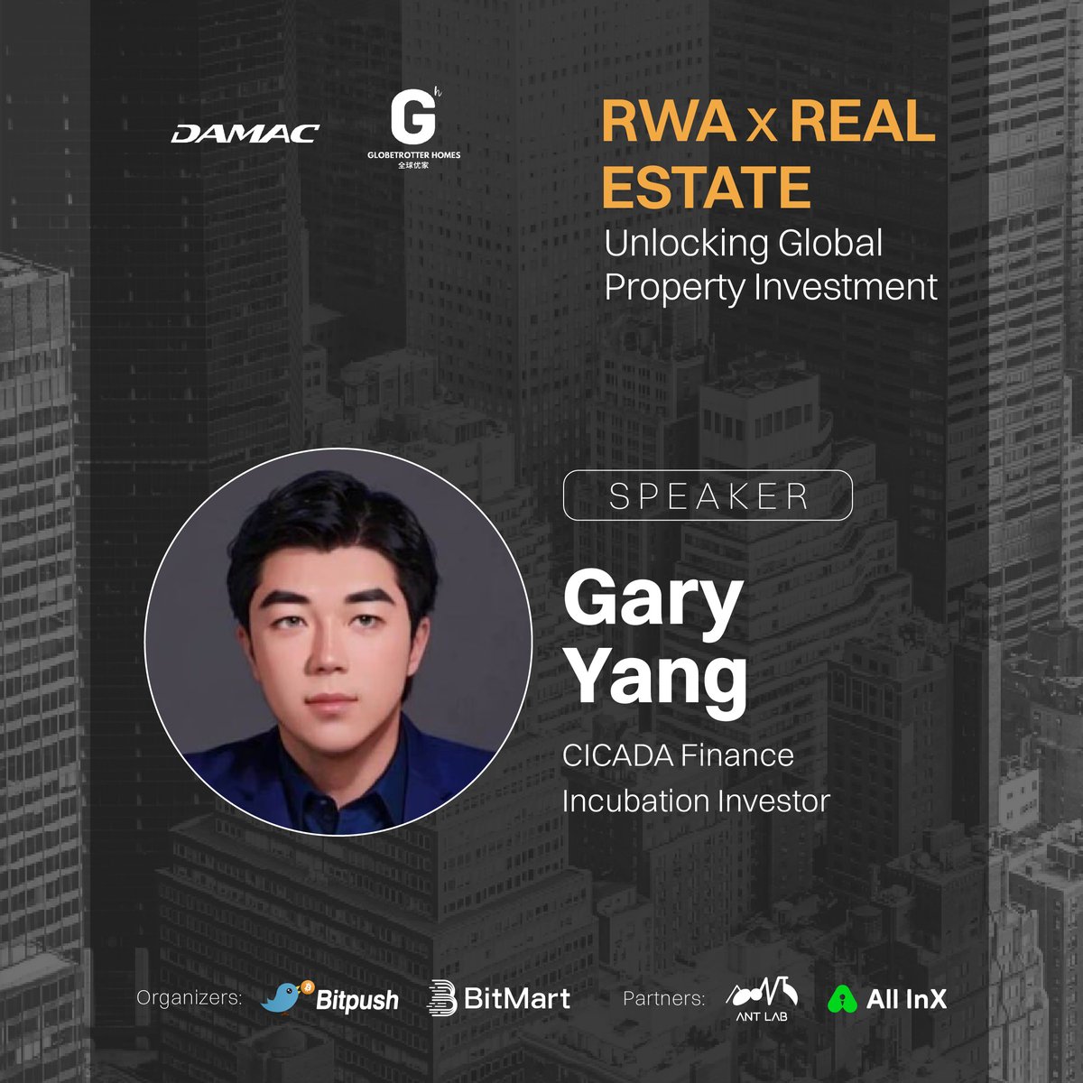 4/ Speaker Release: <a href="/gary_yangge/">Gary Yang</a> 

Honored to welcome Gary Yang, Incubation Investor of <a href="/CicadaFinance/">Cicada</a>  and Founding Partner at Eureka Capital and Skysaga Capital.

With over 15 years of investment experience and 150+ projects backed — including Multicoin, IOSG, Peer VC, and