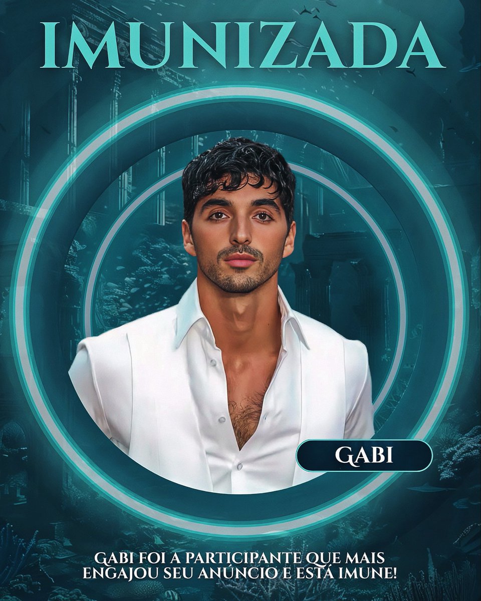 🛡IMUNE!

Gabi (<a href="/gabicomxnta/">dra gabi</a>) teve a postagem de anúncio mais engajada e, com isso, está imune ao primeiro ciclo.

#ConquistaRv