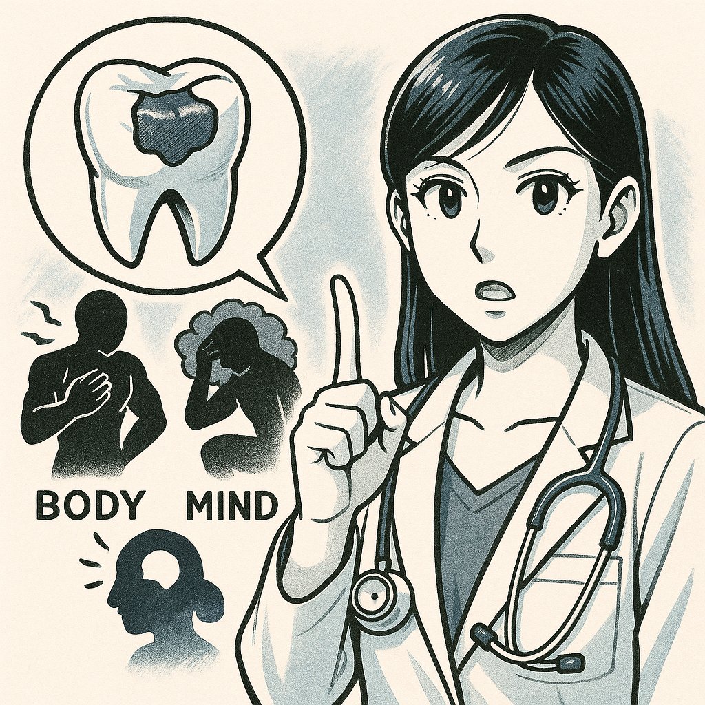 GymConquer's tweet image. 🦷歯の詰め物＝“静かなリスク”かもしれない。
アマルガム（水銀）やパラジウムは、慢性疲労・不整脈・メンタル不調の一因となる報告も。
不調が続く人は「歯」を疑う視点を。
#歯の健康 #水銀 #アレルギー #健康科学 #GYMCONQUER

— Detail —

💡 科学的背景…