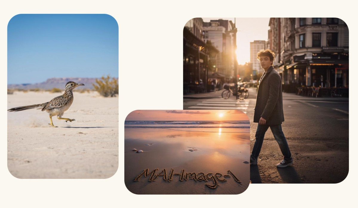 Microsoft presenta su primer generador de imágenes creado in‑house, llamado MAI‑Image‑1. 

🎨 Diseñado para generar escenas fotorealistas con rapidez y eficiencia, el modelo busca evitar resultados genéricos mediante feedback profesional. 🚀
#Microsoft #IA
