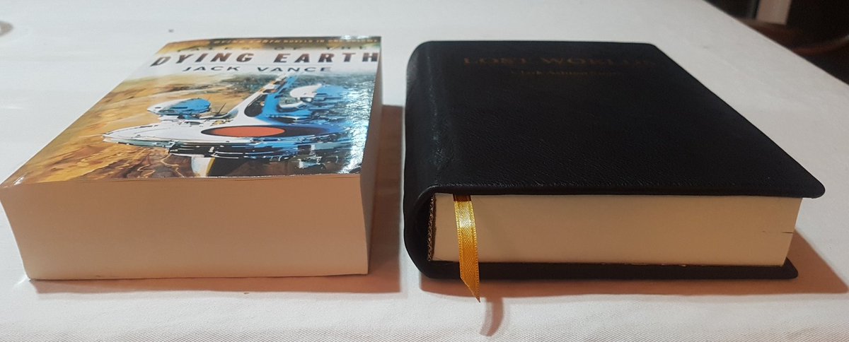 Printed my own Clark Ashton Smith cycles book. Tales of the Dying Earth for reference. Hyperborea, Zothique, Averoigne, Poseidonis... It's all there. I'm happy.