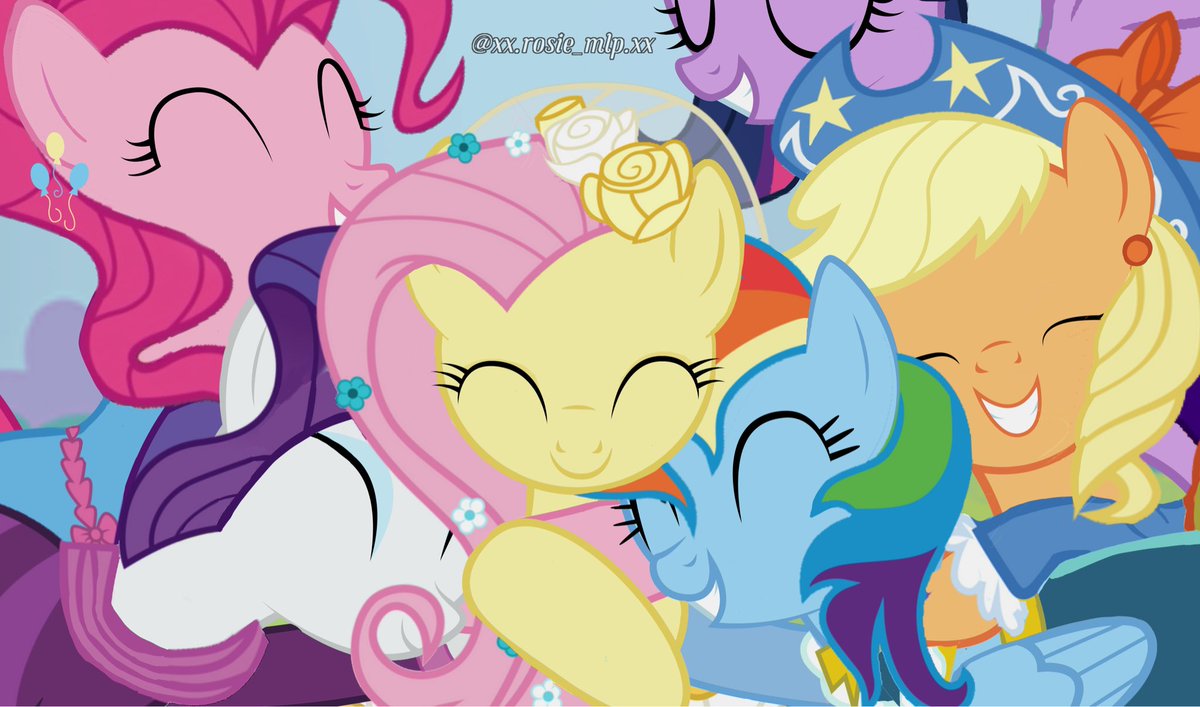 Rosie_Mlp's tweet image. Obviously can’t have a wedding without the best bridesmaids ever 💕✨ #manesix #fluttershy #fluttershymlp #mlp #mlpfanart