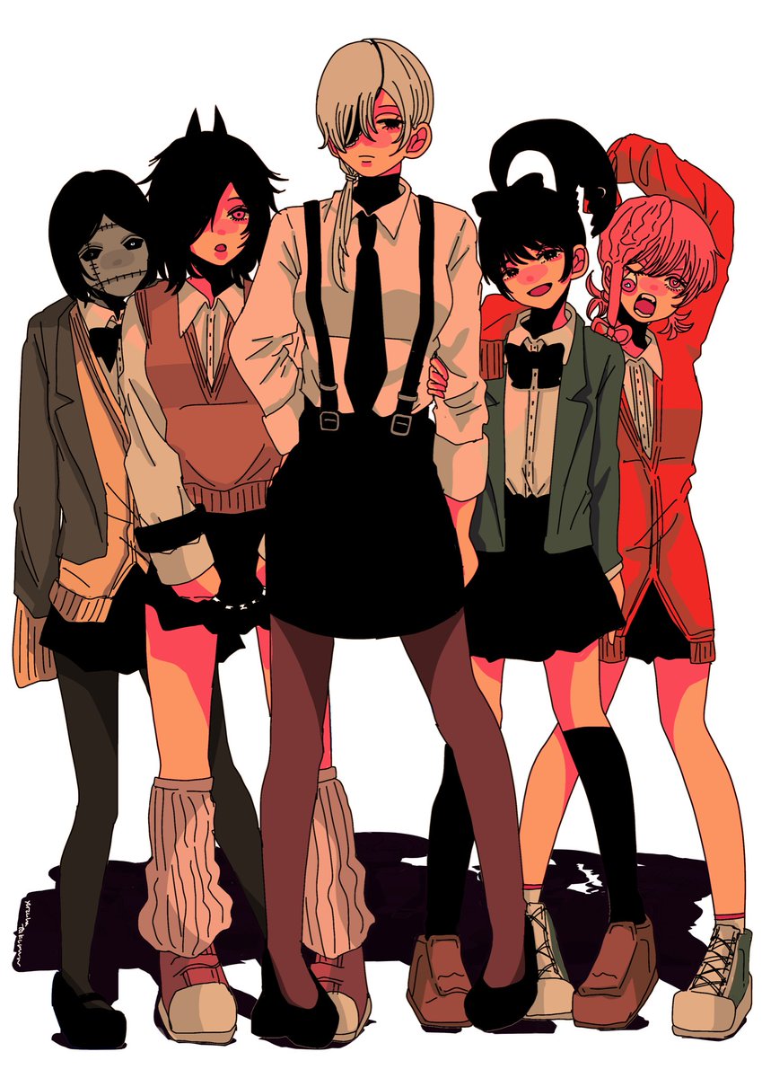 クァンシ先生と魔人ちゃんたち
#chainsawman #チェンソーマン