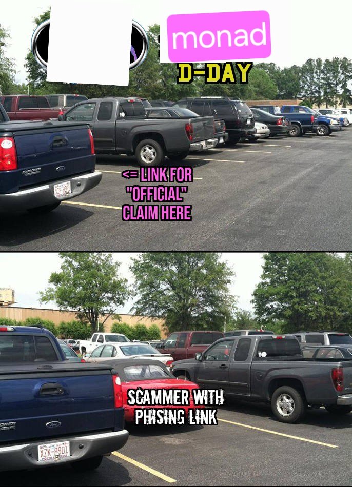 It's the time of the year again..
<a href="/monad/">Monad (mainnet arc)</a> edition

Stay safe guys don't click random scam link in the internet.

Always use <a href="/PocketUniverseZ/">Pocket Universe 🟣</a> they have good preventive to highlight fake twitter username (so, reduce blindclicking). Esp if you are on desktop

my buddies <a href="/RevokeCash/">Revoke.cash</a>