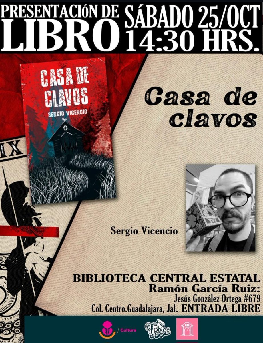 Aparten hora y fecha. ¡Allá nos vemos! #CasaDeClavos
