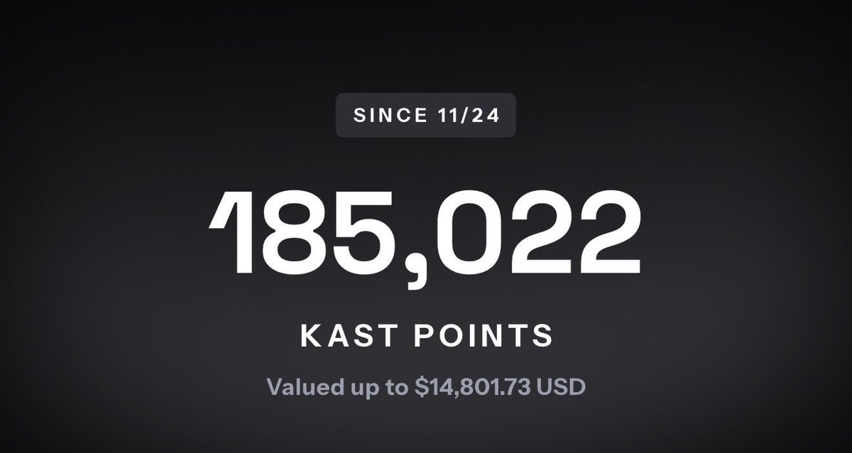 Using #KAST  from last 1 Year don’t ignore kast airdrop.

go.kast.xyz/VqVO/KGQCGQZ4
