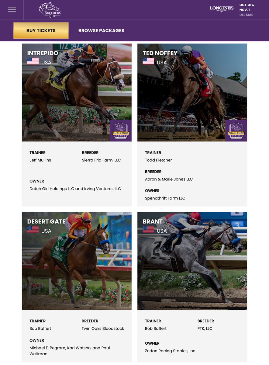 Breeders Cup Juvenile contenders 🏆 #DesertGate 🏜️🌵