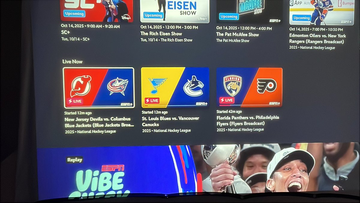CDubsTech's tweet image. Wait hang on, so if you subscribe to @ESPNPlus you DONT get access to what’s live on @espn? What the hell is that about? The @NFL_MNF game is nowhere to be found. That’s insane!