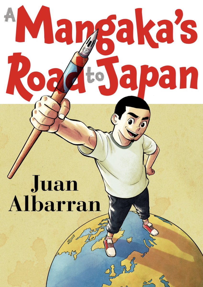 My new serialized manga, ‘A Mangaka's Road to Japan,’ is now available in English on the K Manga app as a simulpub!✨🎉

This essay manga chronicles my journey from the world of American comics to working in Japan, leading up to drawing Matagi Gunner for Morning magazine.
Each