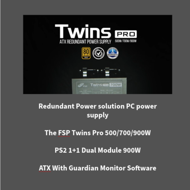 Twins Pro Series – Redundant PC Power Supply 🔌

✅ Twins Pro 900 – amzn.to/4iBZeVK
✅ Twins Pro 700 – amzn.to/3FAw1vX
✅ Twins Pro 500 – amzn.to/3FAw1vX

🔹 Ideal for 24/7 operation, reducing downtime risks
#RedundantPower #ReliablePerformance #ShopAmazon