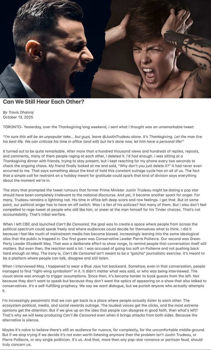 Travis Dhanraj (@travisdhanraj) on Twitter photo Y’all made me cut dinner short and write an op ed. It’s on the app and below: Y’all made me cut dinner short and write an op ed. It’s on the app and below: