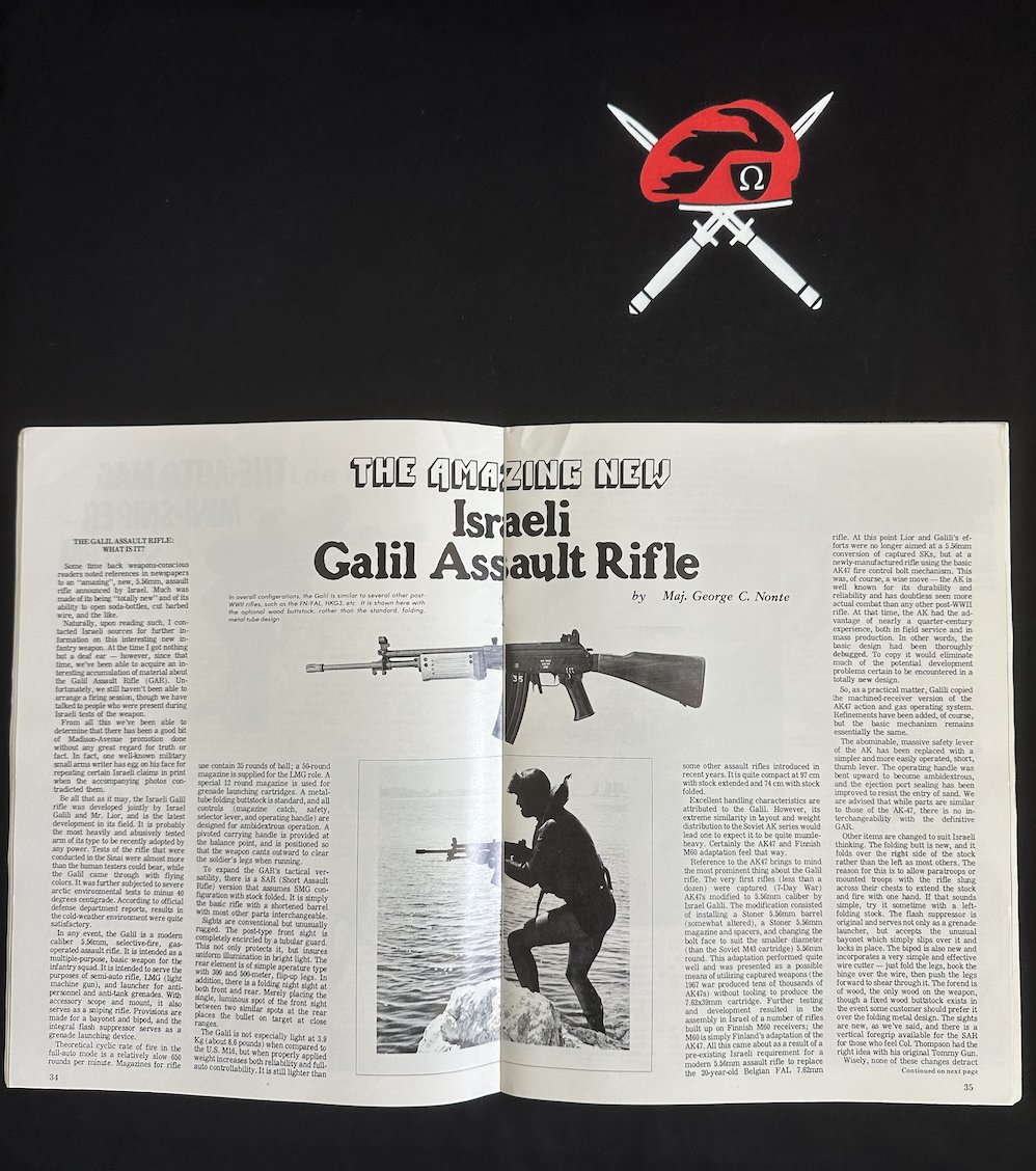 In our deck, the Wild Card always wins. Crazy odds that the first-ever SOF featured the Amazing New Galil Assault Rifle - and @galilhub builds Galils and writes for SOF now ⚡️♠️