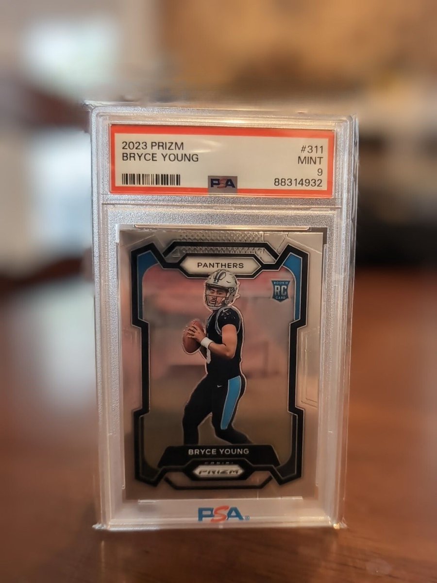 playboiGreaz's tweet image. Let's see how far #PanthersNation can spread this 👀

To celebrate #VictoryMonday I'm giving away my #BryceYoung Prizm Silver #PSA9 rookie card! 

Like, RT, and follow to join 

For fun, drop your location 👇 

Winner picked during this week's TNF 🏈 

#keeppounding
#CardGiveaway