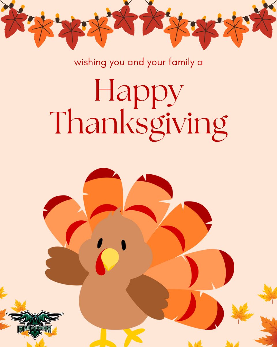 The Marauders would like to wish everyone a very Happy Thanksgiving! 🦃