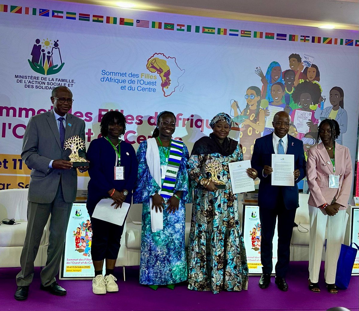 KamaraSherilyn's tweet photo. Proud to have represented girls across West and Central Africa at the Regional Girls’ Summit in Dakar. I presented the Dakar Declaration, carrying the power, dreams, and strength of thousands.
#DayOfTheGirl #GirlsVoices #BeijingDeclaration 
@RudolfSchwenk @Florenc87850861 https://t.co/Wfpxy0GHGi