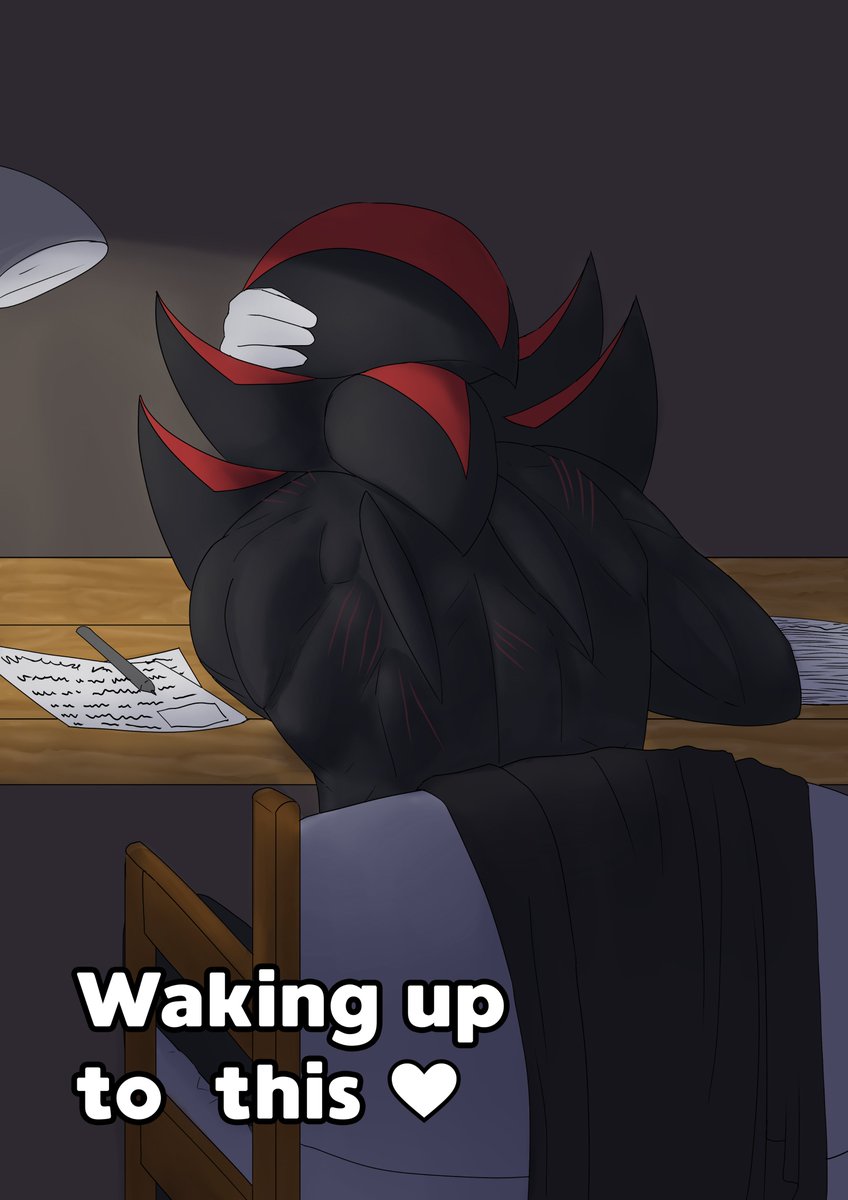 What a good view for her!
#ShadowTheHedgehog #shadamy #amyrose