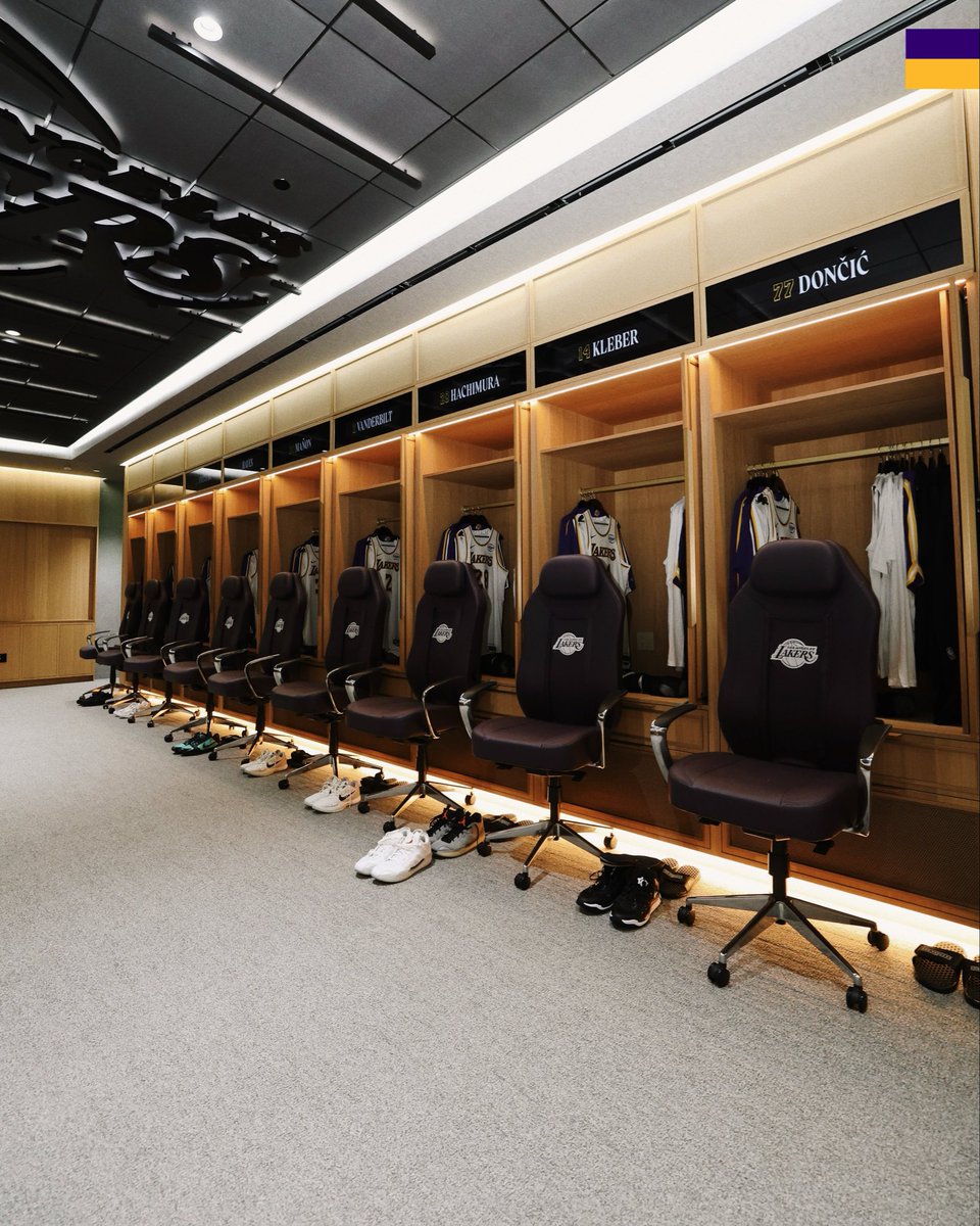 The Lakers have unveiled their newly-upgraded locker room.