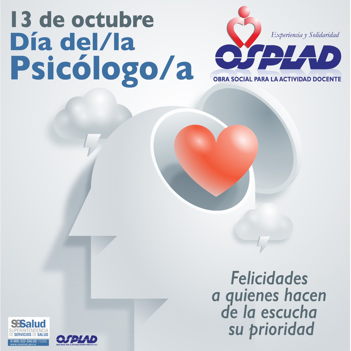 🫂A las psicólogas y psicólogos, felicidades en su día
#OspladEstáPresente