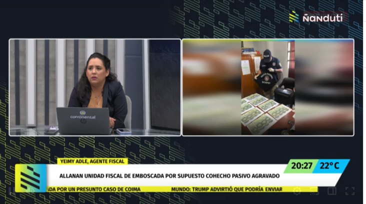 observapy's tweet photo. 🟩Fiscal Yeimy Adle:  "Es importante la ayuda de la ciudadanía que se anime a denunciar, muchas veces la gente o los abogados tienen miedo, porque son marcados por jueces o fiscales de la zona, o no hay confianza en la labor del Ministerio  Público"
"Si no se realiza la denuncia, como fiscalía anticorrupción no tenemos conocimiento de lo que está pasando y no podemos actuar, pero en este caso la abogada se animó y acercó todos los elementos"