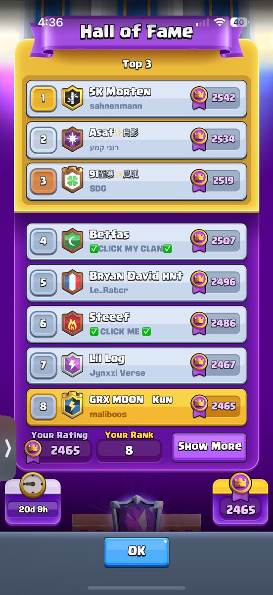 GRXMOONKUN's tweet image. Top 8 
Like follow and repost then dm for fl!