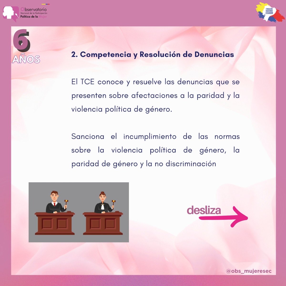Observatorio Participacion Politica de la Mujer tweet media