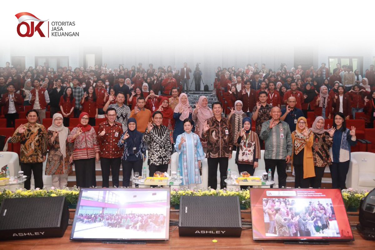 #SiaranPersOJK 
OJK terus mendorong penguatan tata kelola dan integritas dilakukan di berbagai bidang termasuk di sektor jasakeuangan dan kampus.

Hal ini disampaikan Ketua Dewan Audit OJK Sophia Wattimena dalam rangkaian kegiatan Roadshow Governansi di Bandung yang digelar di