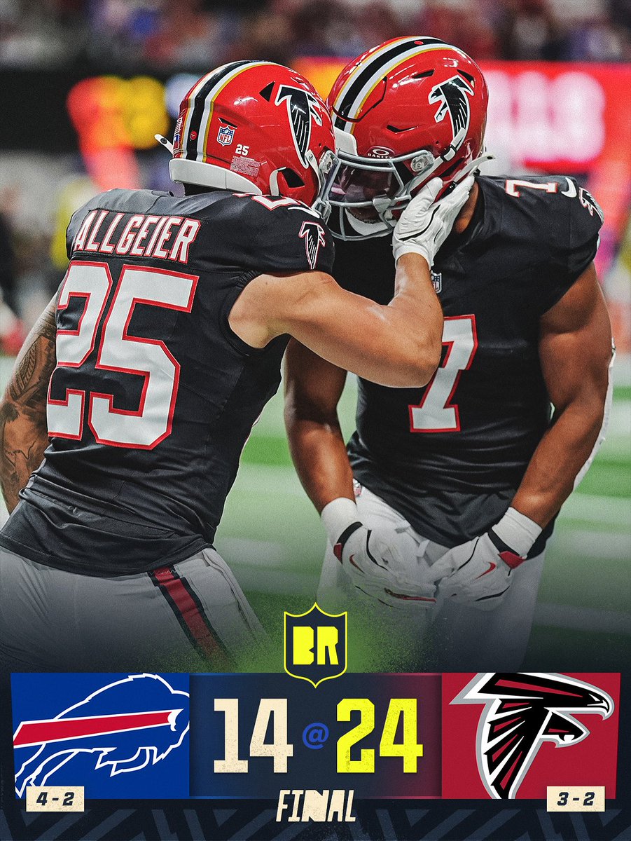 VENCE O ATLANTA FALCONS! 🤯

Em uma grande partida de Bijan Robinson e de sua defessa, os Falcons levam a melhor em cima de Josh Allen e o Buffalo Bills! 👏  #NFLBrasil
