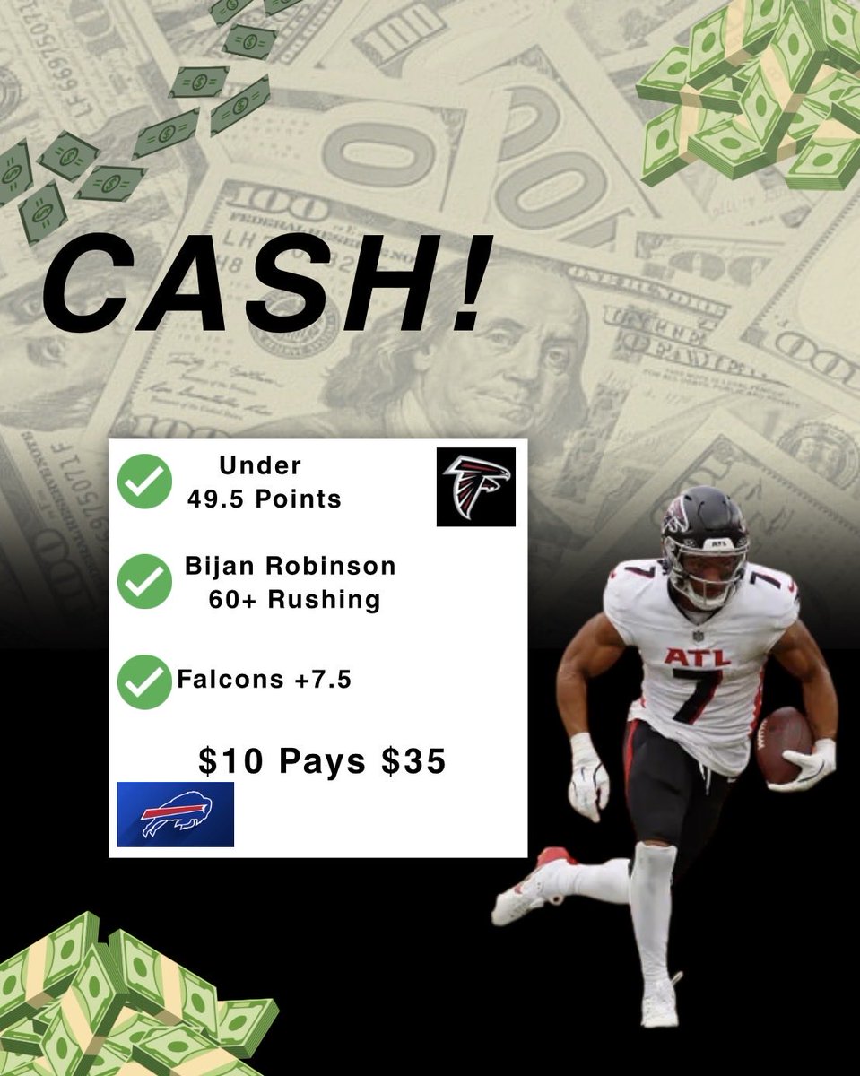 COFFIN NAILS

2/2 for the first posts of the account!! 
Let’s see how far we can go… taking tomorrow and Wednesday off see you for TNF

Follow me to get great picks!