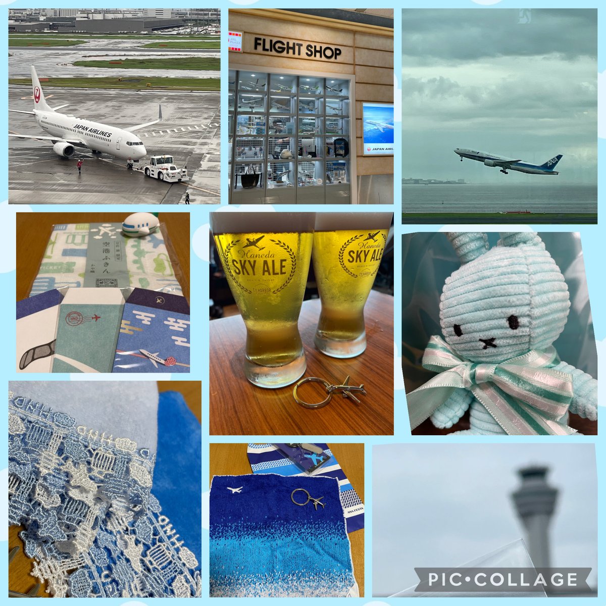 まずは岡山旅行の写真整理から…とやりはじめたものの、空港だけでたくさん…！
推し色のミッ○ｨーさんにはリボンをつけてみました🎀