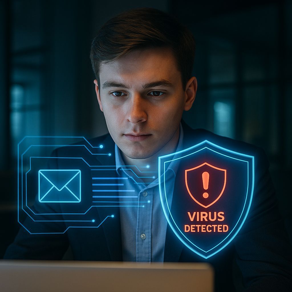 MailSlurp's tweet image. Keep your inbox safe before threats reach it. MailSlurp’s built-in virus and spam detection scans every incoming message, so your team can focus on communication that matters most.

#CyberSecurity #EmailProtection #SpamDetection #SafeInbox #TeamProductivity #MailSlurp…