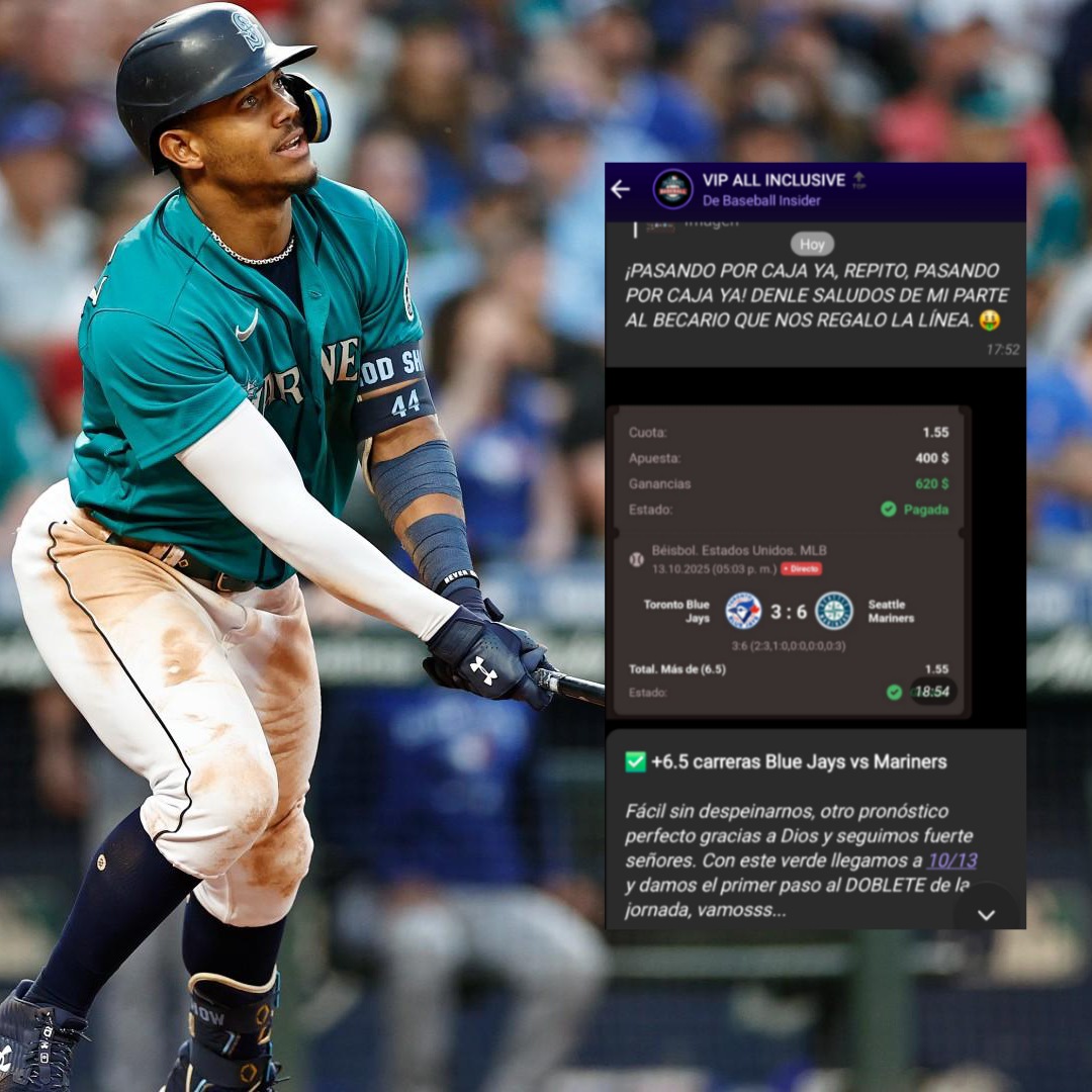 La seguimos rompiendo en el VIP ALL INCLUSIVE, son 10/13 ✅️ y vamos por más...

#Postseason    #MLBPlayoffs