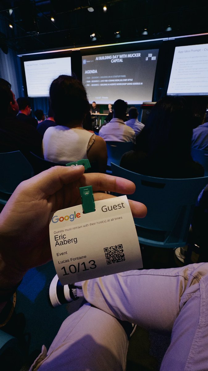 ItsEricAaberg's tweet image. sick start to @Techweek_ at @google office
who’s in town this week? 👀