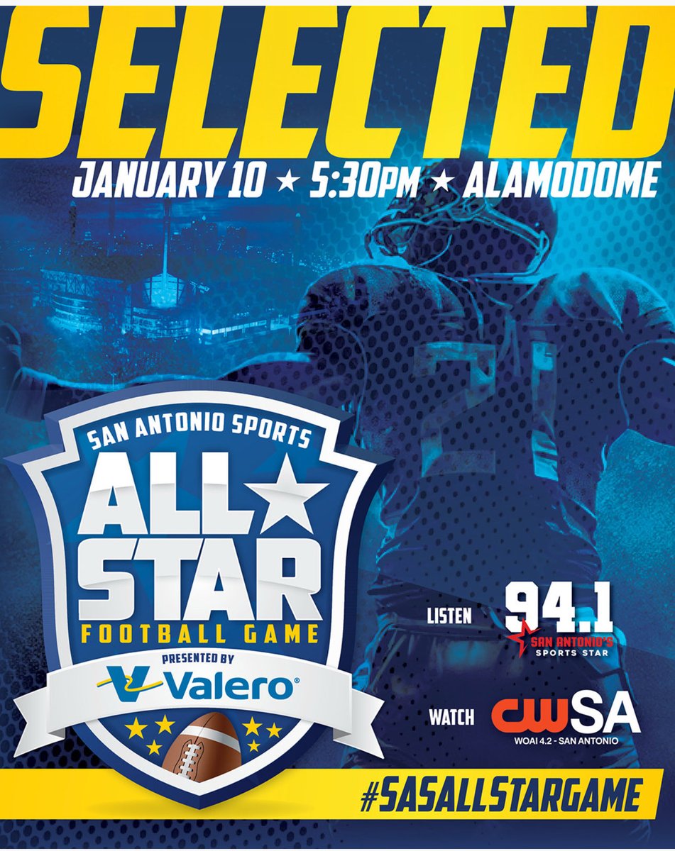 MarionTx_FB's tweet photo. Special shout out to @Jaiden_Riley3 for being selected to @SA_Sports all star game!!! Mark Jan 10th on the calendar!! https://t.co/BIEiwZDXGn
