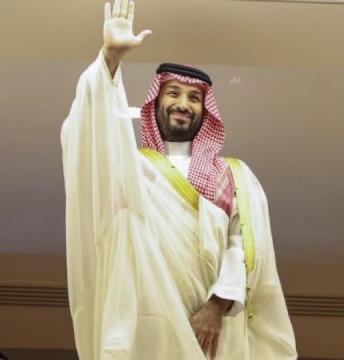 الجميع شكر ترامب وترامب شكر صاحب الفضل الأول ولي العهد 🇸🇦🇸🇦