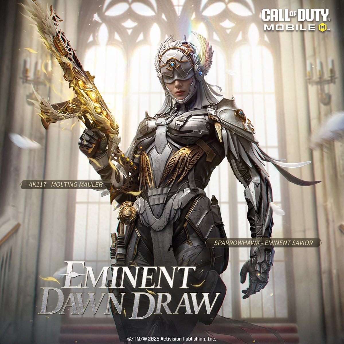 The dawn of a new day! 🌅

Unlock the Legendary AK117 - Molting Mauler and Sparrowhawk - Eminent Savior in the Eminent Dawn Draw. Live now!
