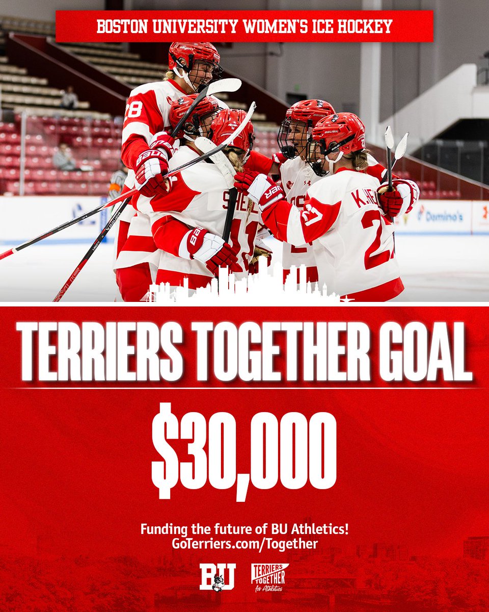 It's time for Terriers Together! Head to the link below to help us achieve our financial goal of $30,000 starting now through Thursday. 

Thank you in advance for supporting the future and success of our program!

Make your gift: give.bu.edu/schools/Boston…

#GoBU